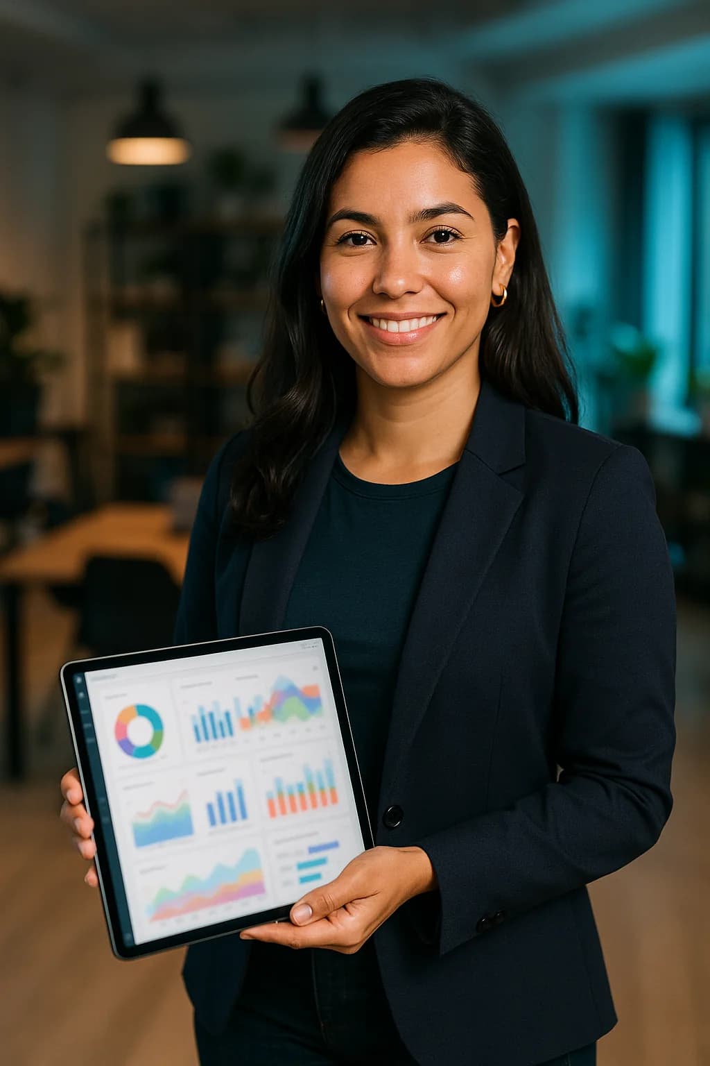 Profissional de agência de marketing digital com a contabilidade da Wetax